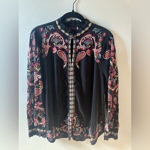 Johnny Was Embroidered Tunic